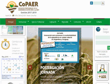 Tablet Screenshot of copaer.org.ar